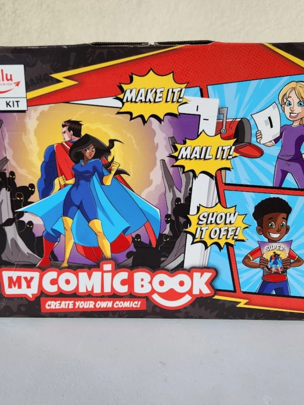 New Lulu Jr. My Comic Book making craft kit writing comicbook Published Create y